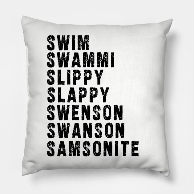 Samsonite!! / "I was way off" Pillow by Ksarter