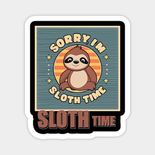 On a Sloth Time Magnet