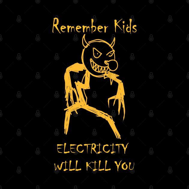 Potato Drawing electricity will kill you by Hursed