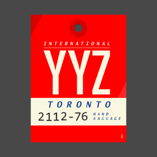 Vintage YYZ Baggage Tag T-Shirt