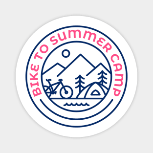 Bike to Summer Camp Magnet