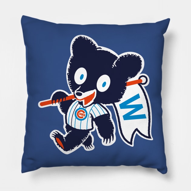 Cubs Win Flag Pillow by ElRyeShop