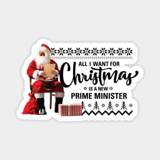 All I want for Christmas is a new prime minister Magnet
