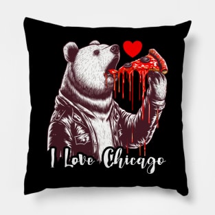 I Love Chicago Pillow