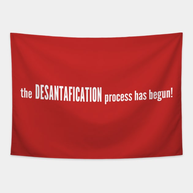 DESANTAFICATION Tapestry by alliejoy224