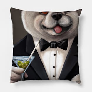 Chow Chow Suit Martini Pillow