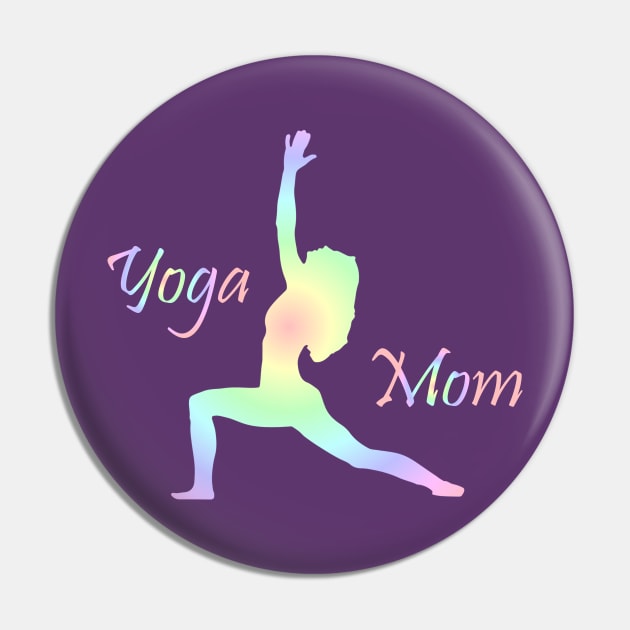 Yoga Mom Pin by numpdog