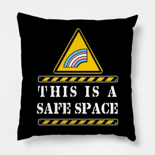 THIS IS A SAFE SPACE (TRANS) Pillow