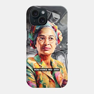 Black History Month: The Back of the Bus with Rosa Parks Phone Case