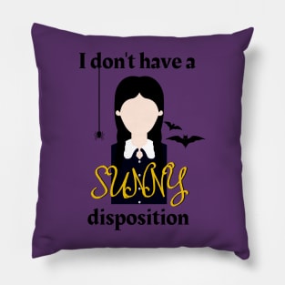 Sunny Disposition - Pulled - Addams Family Musical Pillow