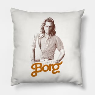 Björn Borg ------- 70s Aesthetic Pillow