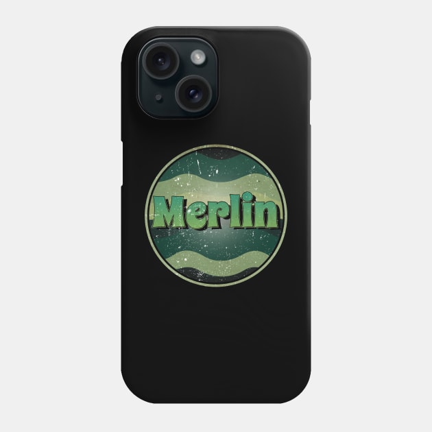 Great Merlin Gift Design Proud Name Birthday 70s 80s 90s Phone Case by Gorilla Animal