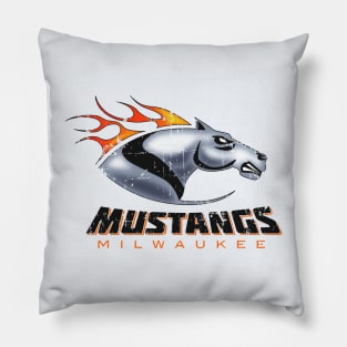 Milwaukee Mustangs Pillow