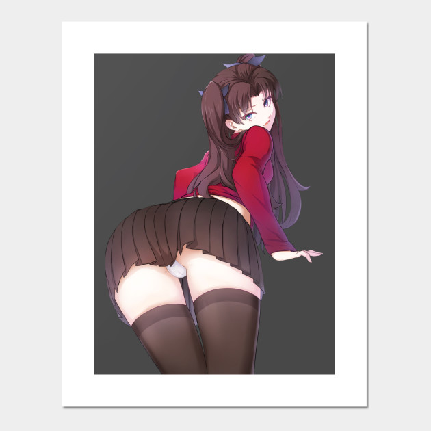 Rin Tohsaka Rin Tohsaka Affiche Et Impression D Art Teepublic Fr This may or may not be a boy but i'm quite aroused regardless. rin tohsaka