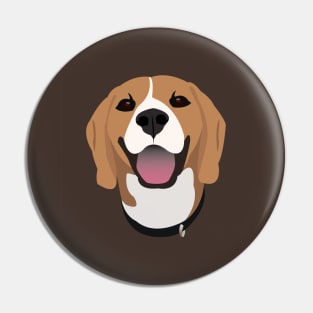 Happy Beagle Pin