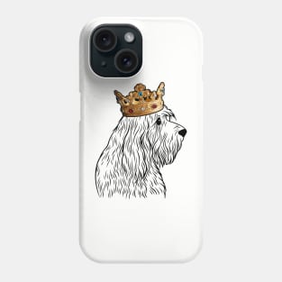 Otterhound Dog King Queen Wearing Crown Phone Case