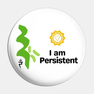 Persistent & Solar chakra Pin