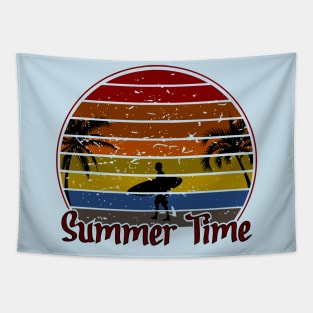 Summer Time Surf Tapestry