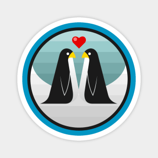 PENGUINS IN LOVE Magnet