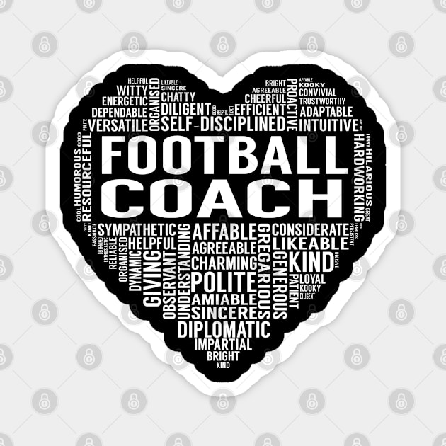 Football Coach Heart Magnet by LotusTee