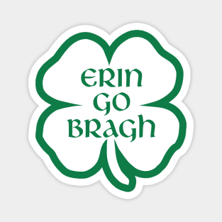 Erin Go Bragh Shamrock Magnet