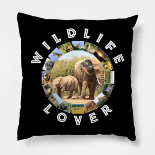 Wildlife Lover Elephant Big and Small Pillow