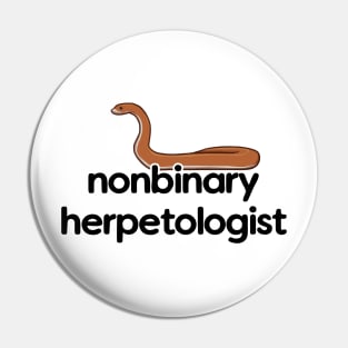 Nonbinary Herpetologist - Snake Design Pin