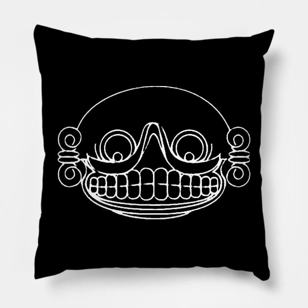 DEATH DRIVE MK II Pillow by kewlbot