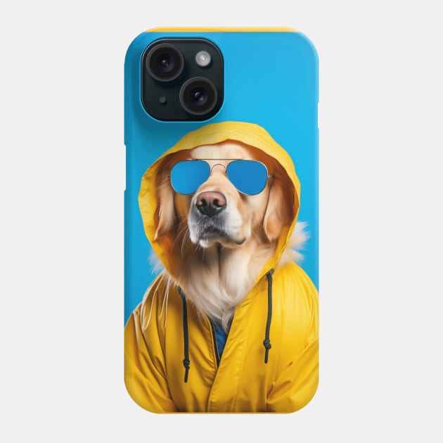 Golden Retriever Yellow Hoodie Phone Case by JunkyDotCom