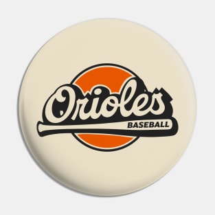 Orioles Up to Bat Pin
