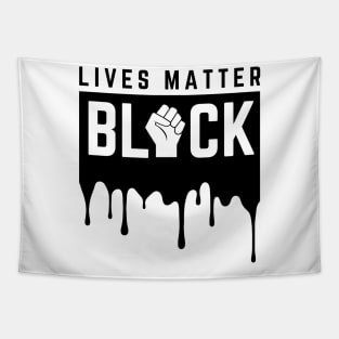 Vintage Black Lives Matter BLM Retro Melanin Black History Month Gift Tapestry