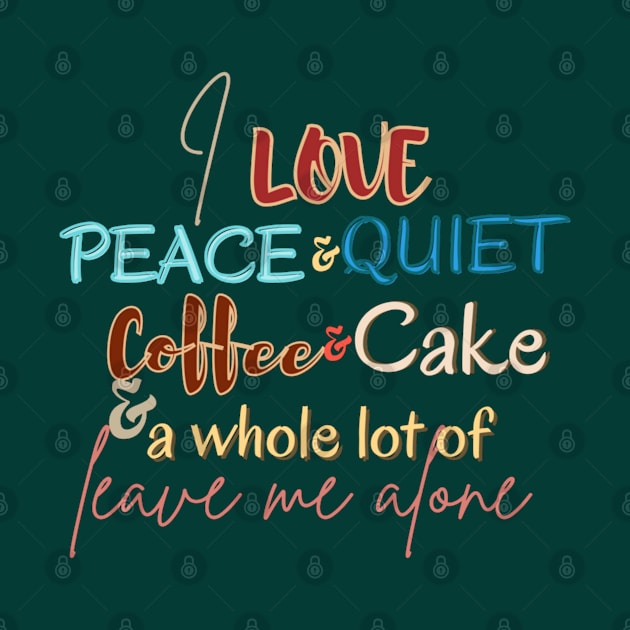 Introvert coffee and cake lover by Kikapu creations