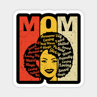 Black Mom, Mothers Day, Black Girl Magic Magnet