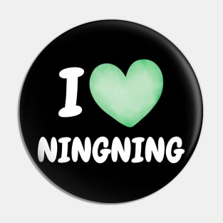 I Love Ningning aespa Pin