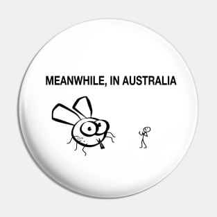 Australian Mosquito Humour Pin