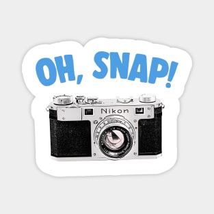 Oh Snap / Camera Geek Gift Design Magnet