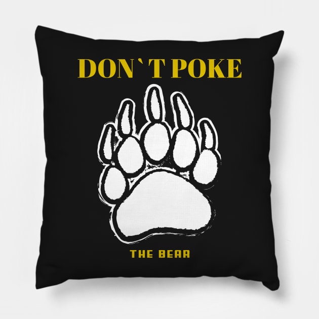 Poke The Bear Pillow by Totalove