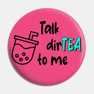 Boba tea Girl Pin