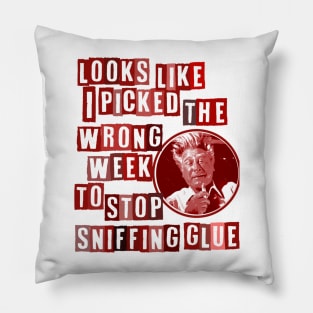 the week retro Pillow