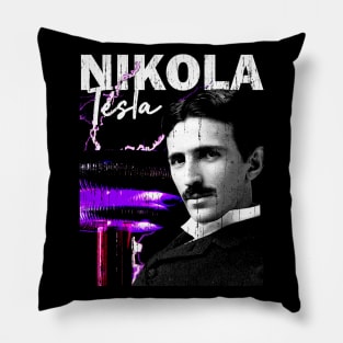 nikola tesla Pillow