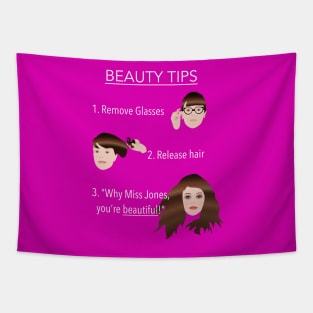 Hollywood Beauty Tips Tapestry