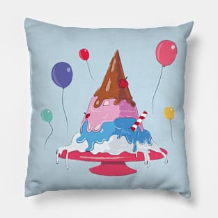 melting icecream Pillow