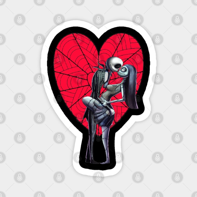 Jack and Sally Magnet by Mikeywear Apparel