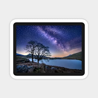 Milky Way over Lake and Stars Magnet