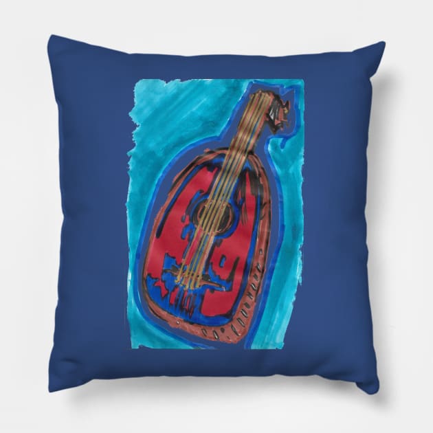 Lute Pillow by hh5art