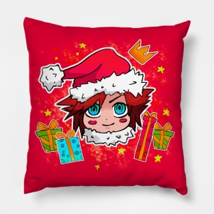 Kingdom Hearts 3 Chibi Christmas Sora Pillow