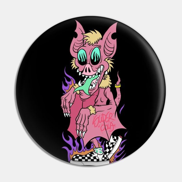 Dope pig monster wearing vans illustration Pin by slluks_shop