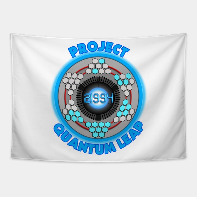 Project Quantum Leap Handlink LEET SPEAK Tapestry by The Rewatch Podcast