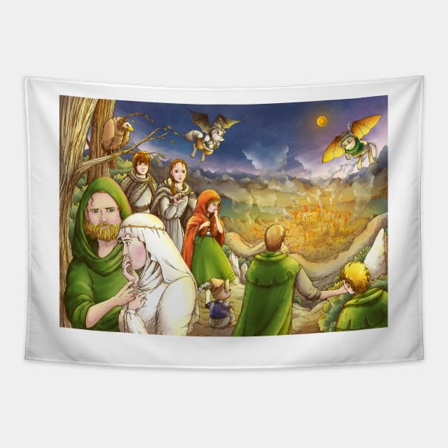 Robin Hood And Matilda Tapestry by reynoldjay