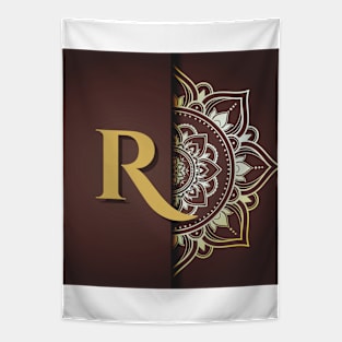 R – Mandala Monogram Tapestry